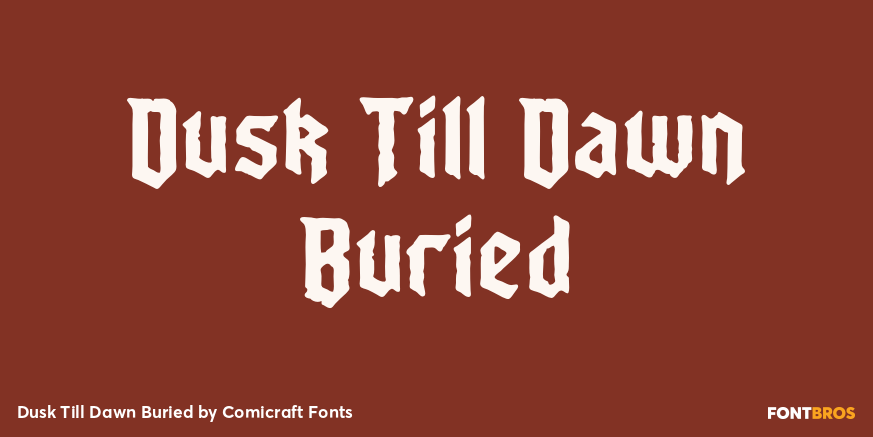 Dusk Till Dawn Buried Poster