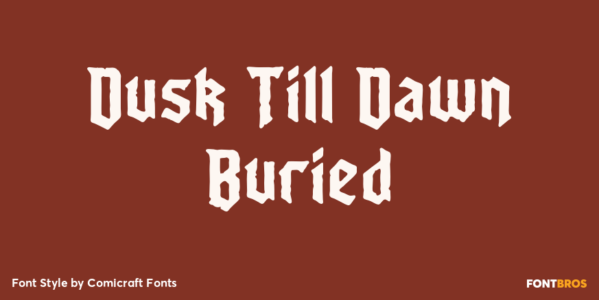 Dusk Till Dawn Buried Poster