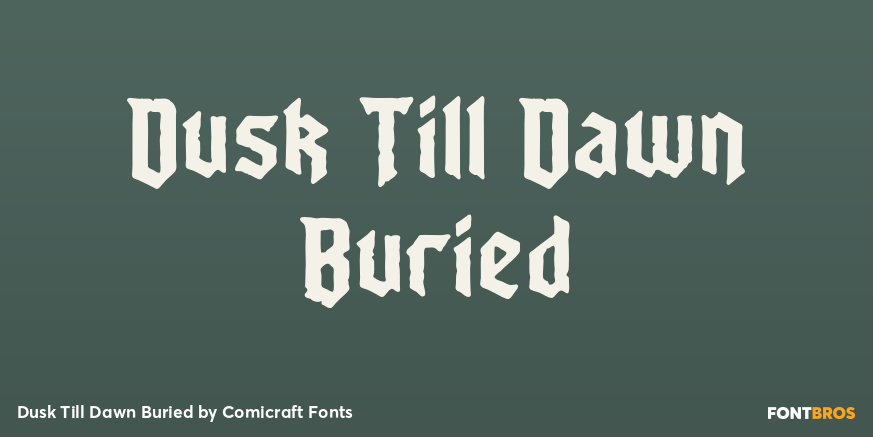 Dusk Till Dawn Buried Poster