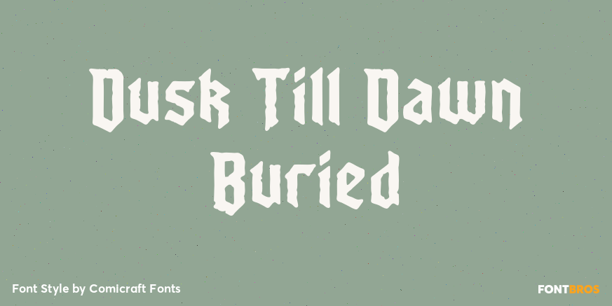 Dusk Till Dawn Buried Poster