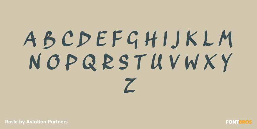 Rosie Font Poster #2