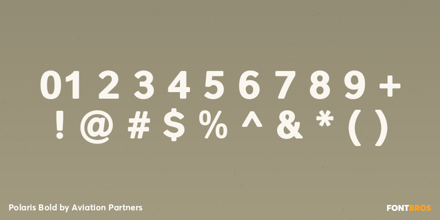 Polaris Bold Font Poster #4