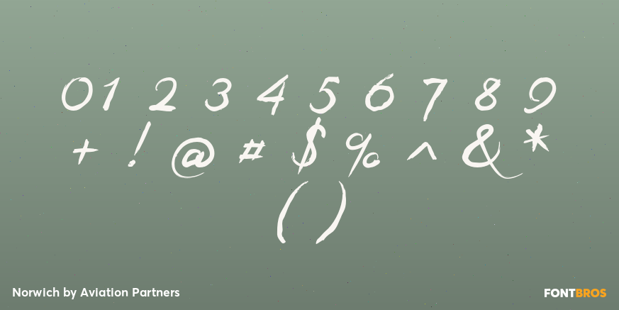 Norwich Font Poster #4