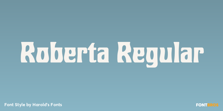 Roberta Regular Poster