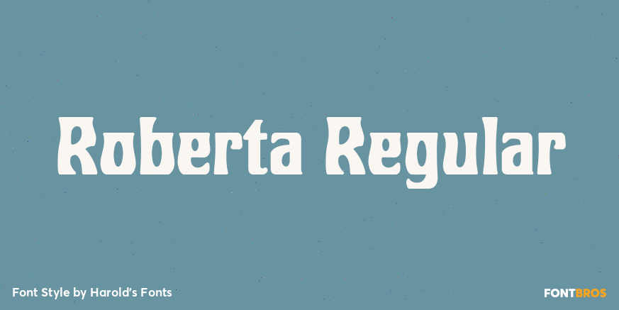 Roberta Regular Poster