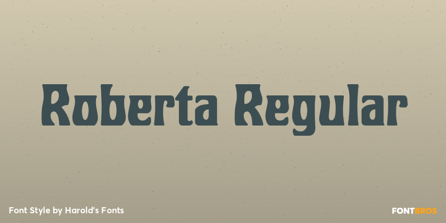 Roberta Regular Poster