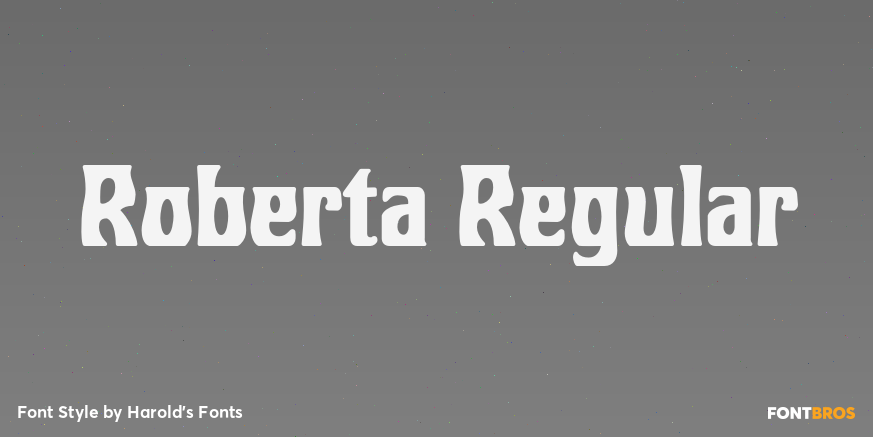 Roberta Regular Poster