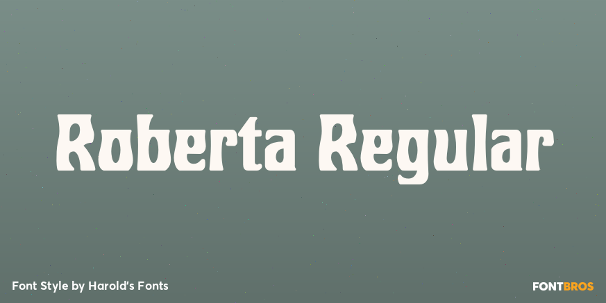 Roberta Regular Poster