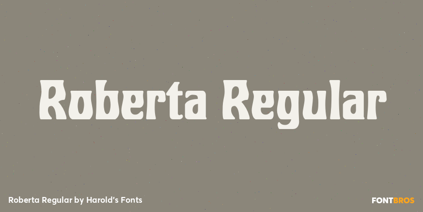 Roberta Regular Poster