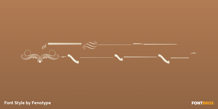 Voyage Ornaments Font Poster #1