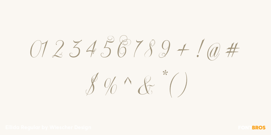 Ellida Regular Font Poster #1