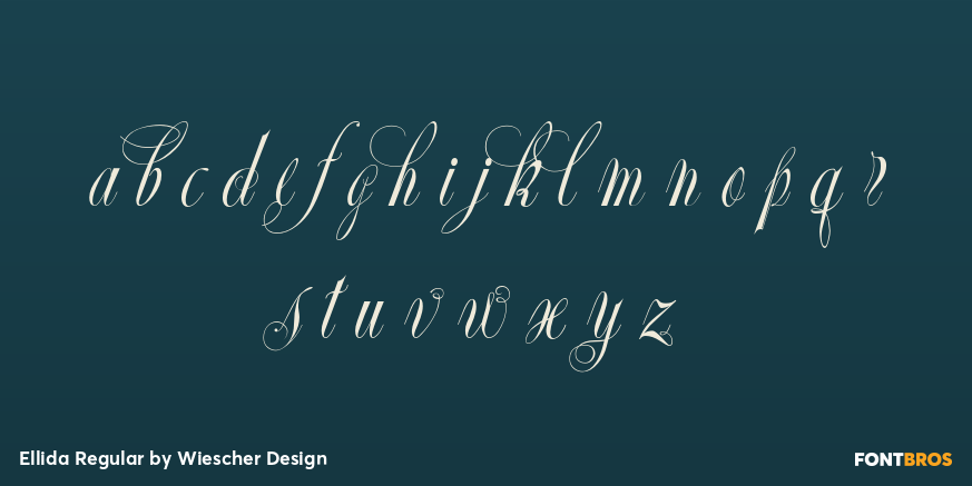 Ellida Regular Font Poster #3