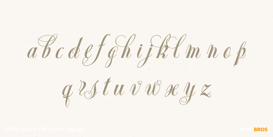 Ellida Bold Font Poster #1