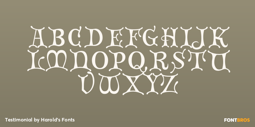 Testimonial Font Poster #1