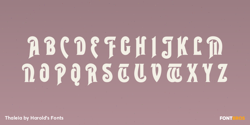 Thaleia Font Poster #2
