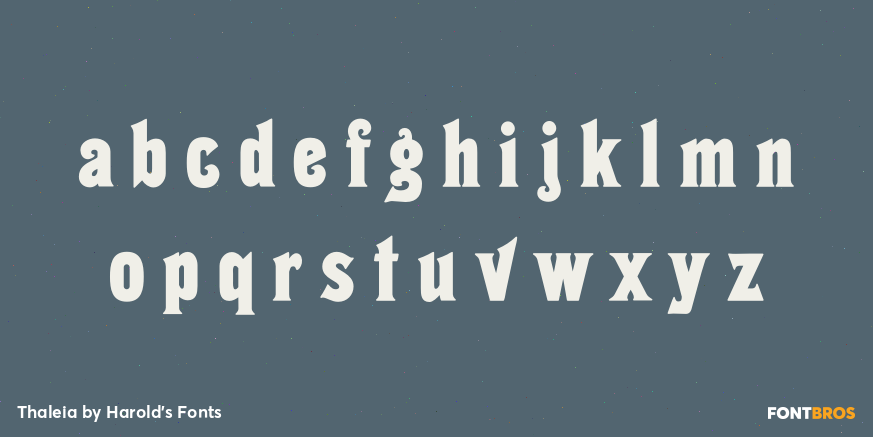 Thaleia Font Poster #3