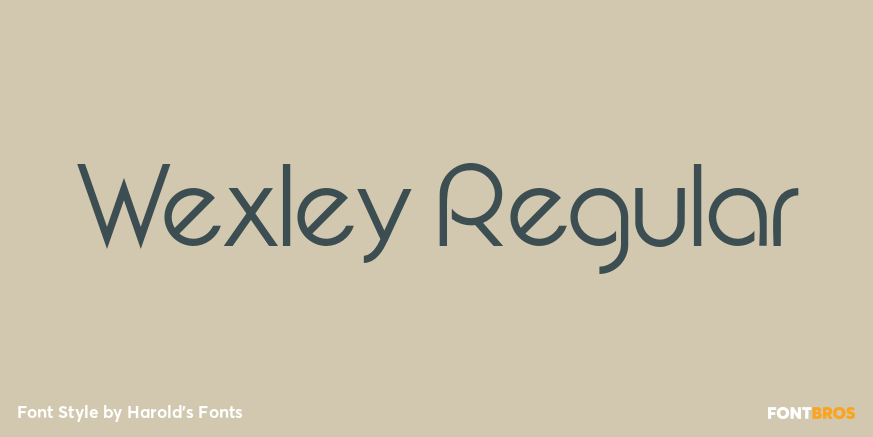 Wexley Regular Poster