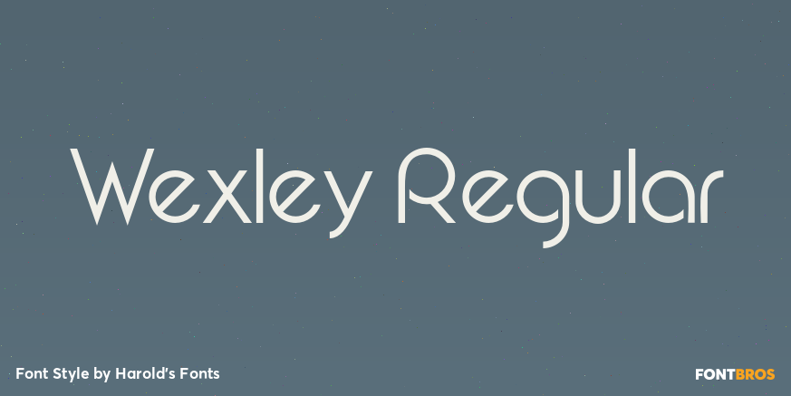 Wexley Regular Poster