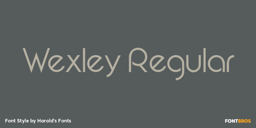 Wexley Regular Poster