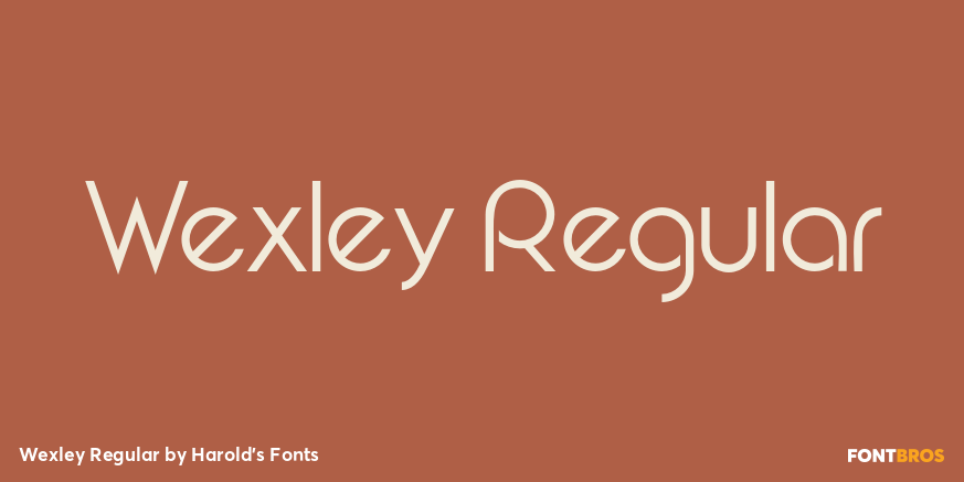 Wexley Regular Poster