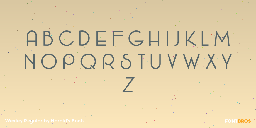 Wexley Regular Font Poster #2