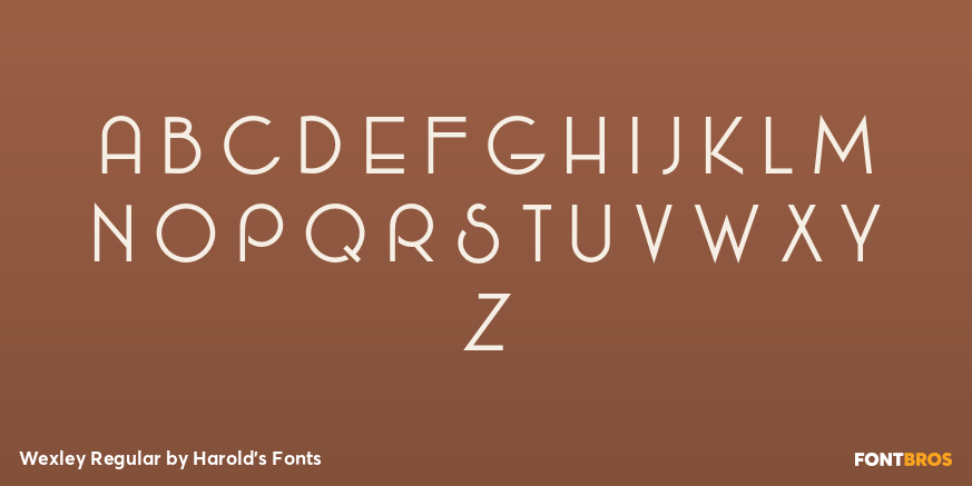 Wexley Regular Font Poster #1