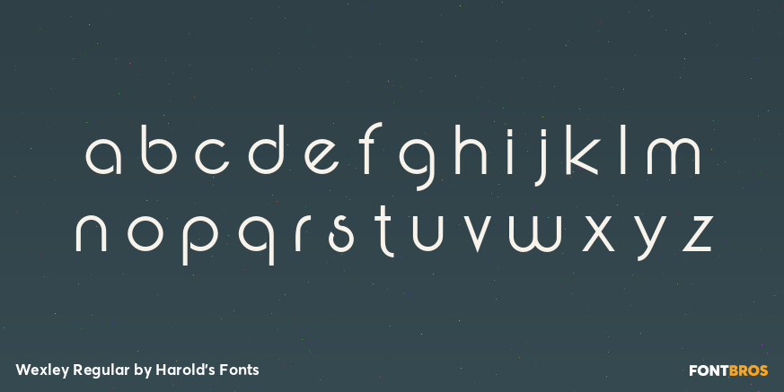 Wexley Regular Font Poster #1