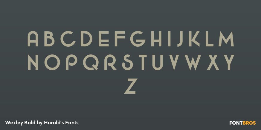 Wexley Bold Font Poster #2