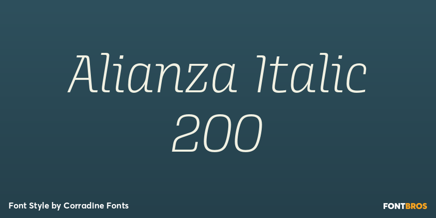 Alianza Italic 200 Poster