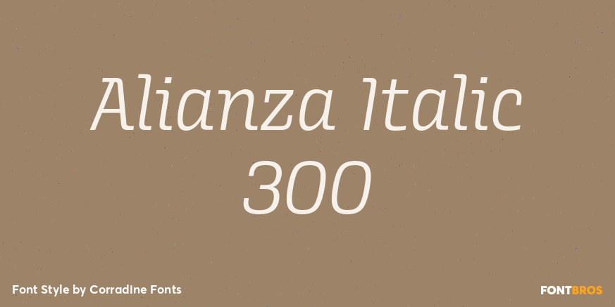 Alianza Italic 300 Poster