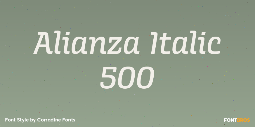 Alianza Italic 500 Poster