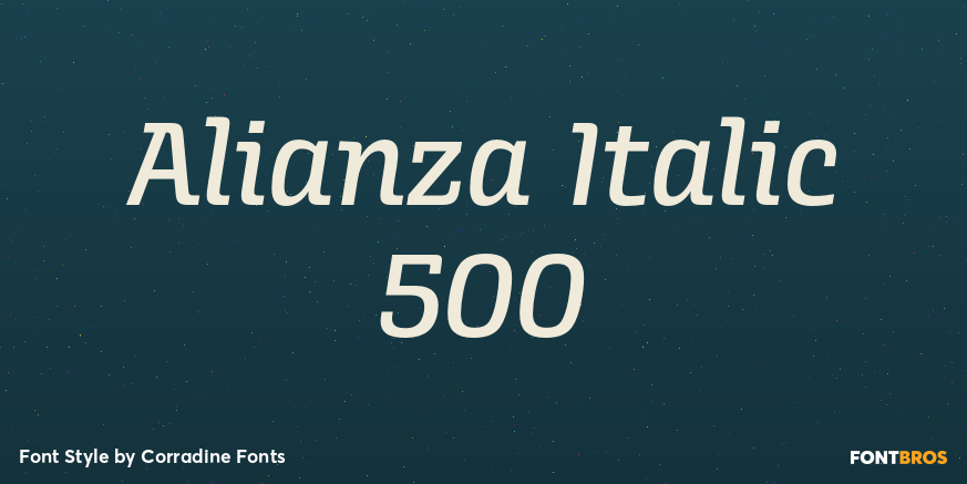 Alianza Italic 500 Poster