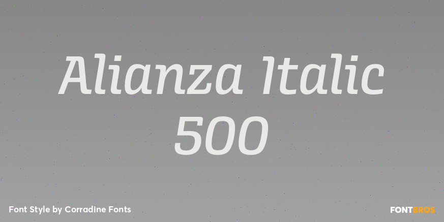 Alianza Italic 500 Poster