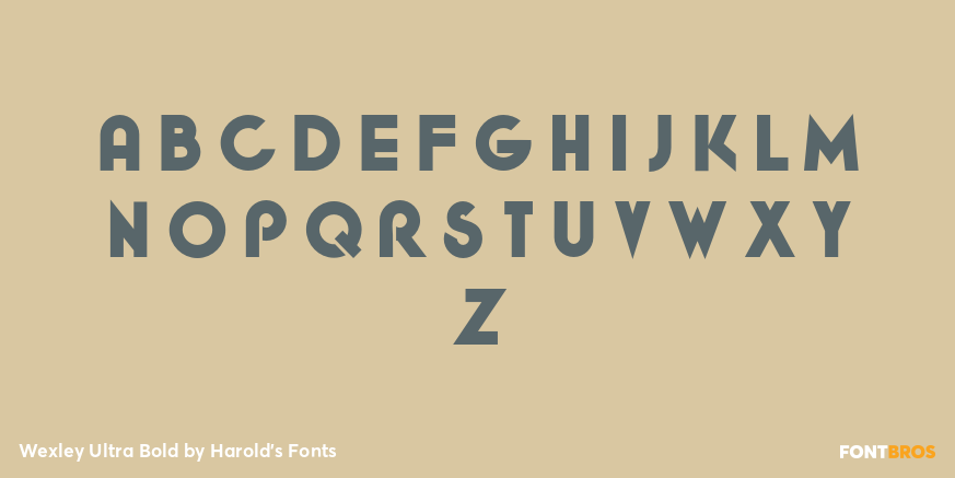 Wexley Ultra Bold Font Poster #2