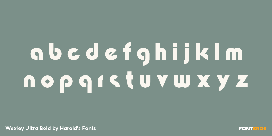Wexley Ultra Bold Font Poster #3