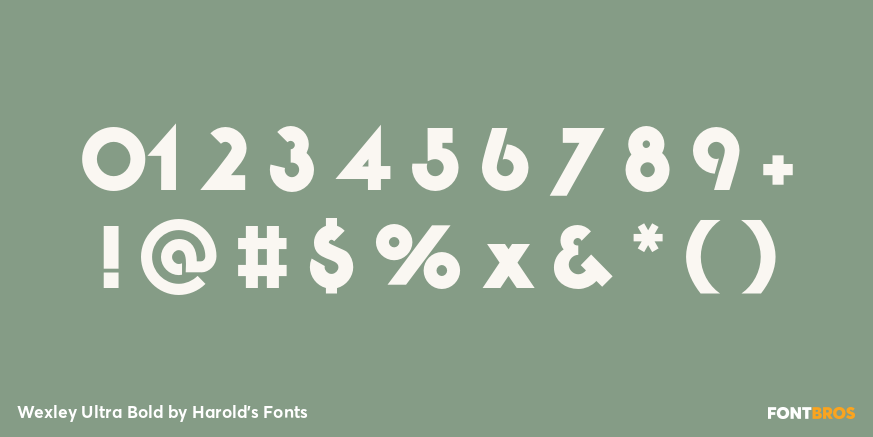 Wexley Ultra Bold Font Poster #4