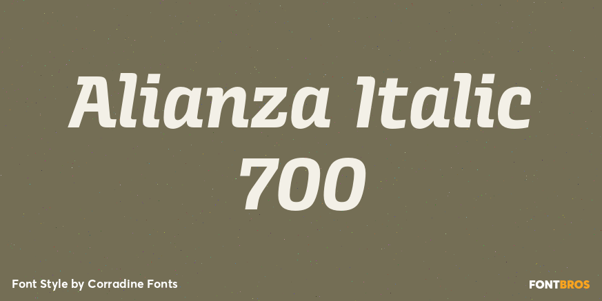 Alianza Italic 700 Poster