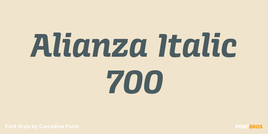 Alianza Italic 700 Poster
