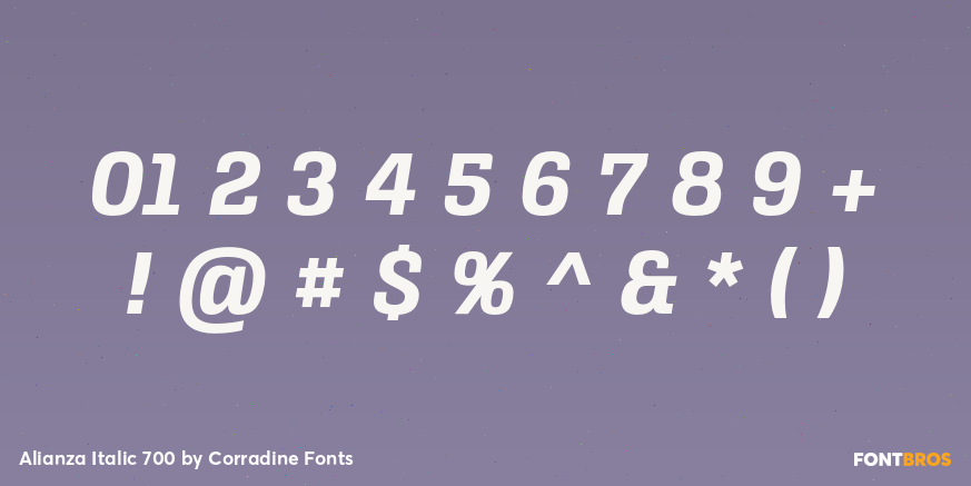 Alianza Italic 700 Font Poster #4