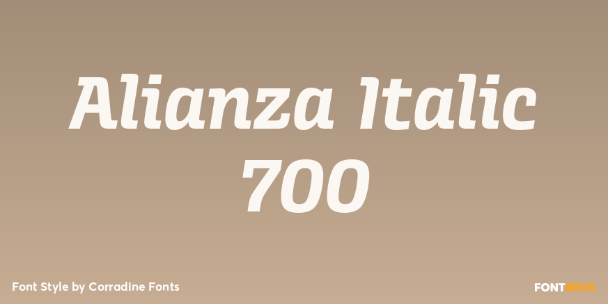 Alianza Italic 700 Poster