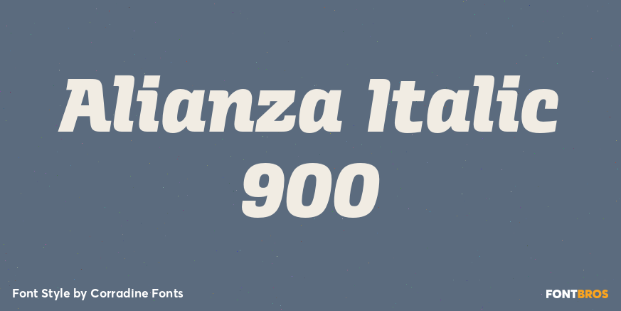 Alianza Italic 900 Poster