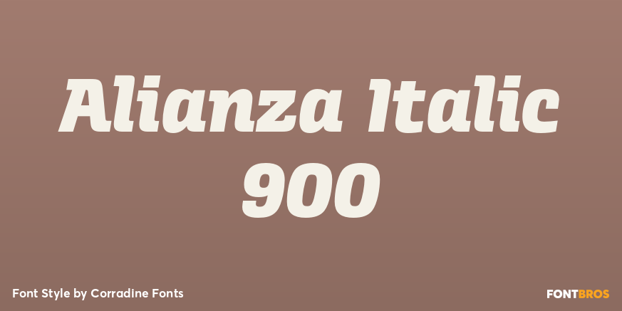 Alianza Italic 900 Poster