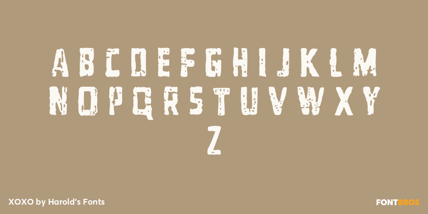 XOXO Font Poster #1