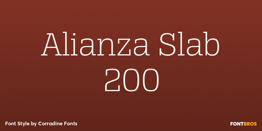 Alianza Slab 200 Poster