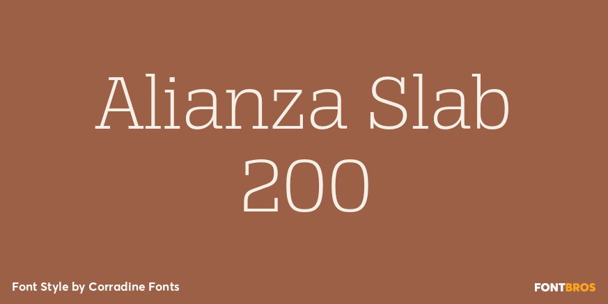 Alianza Slab 200 Poster