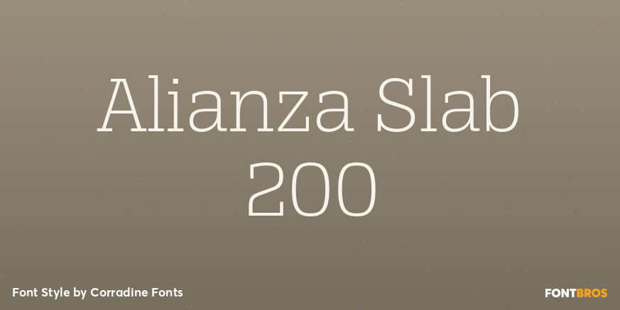 Alianza Slab 200 Poster