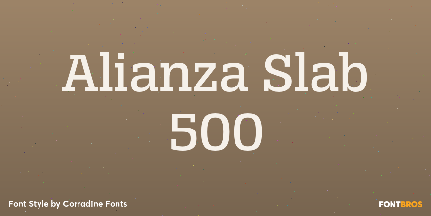 Alianza Slab 500 Poster