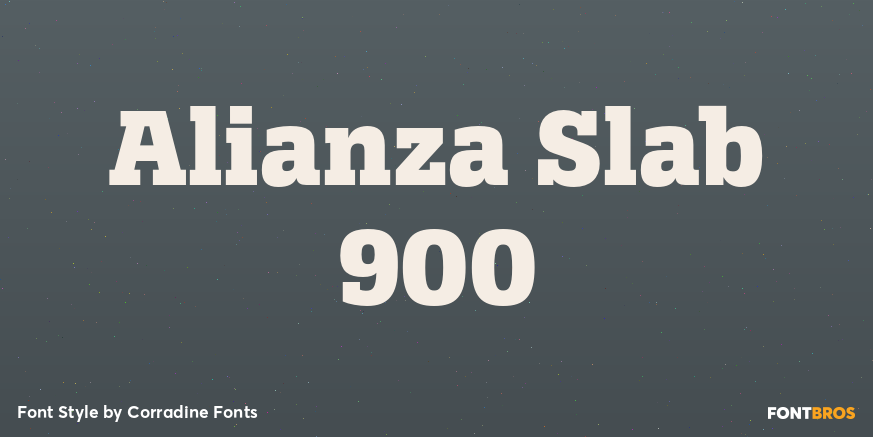 Alianza Slab 900 Poster