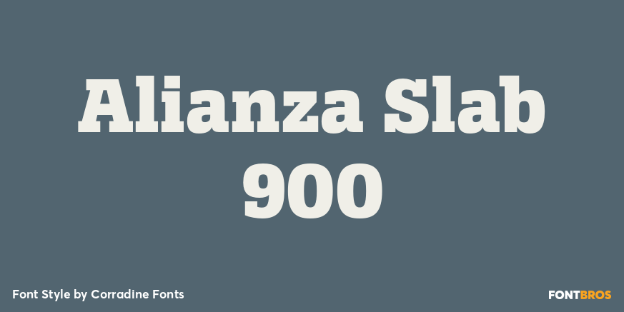 Alianza Slab 900 Poster