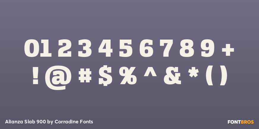 Alianza Slab 900 Font Poster #1